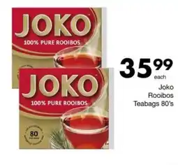 Save Joko Rooibos Teabags 80's offer