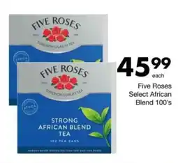 Save Five Roses Select African Blend 100's offer
