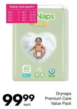 Save Drynaps Premium Care Value Pack offer