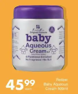 Save Reitzer Baby Aqueous Cream offer