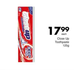 Save Close Up Toothpaste offer