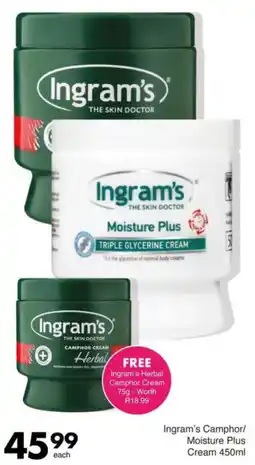 Save Ingram's Camphor/Moisture Plus Cream offer