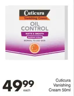 Save Cuticura Vanishing Cream offer