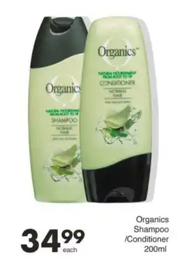 Save Organics Shampoo /Conditioner offer
