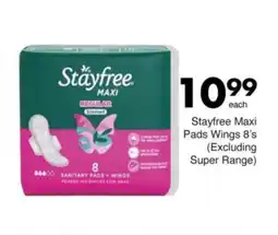 Save Stayfree Maxi Pads Wings offer