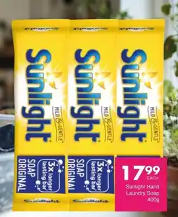 Save Sunlight Hand Laundry Soap offer