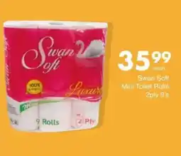 Save Swan Soft Mini Toilet Rolls offer