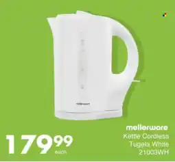 Save mellerware Kettle Cordless Tugela White offer