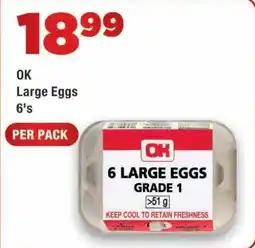 OK Express OK Large Eggs offer