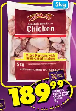 Shoprite Farmer's Choice Frozen Chicken Mixed Portions offer
