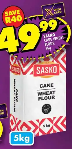Shoprite Sasko Cake Wheat Flour offer