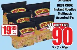Boxer Superstores Best cook instant noodles assorted offer