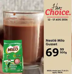 Oxford Freshmarket Nestlé Milo Gusset offer