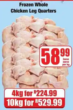 Boxer Superstores Frozen Whole Chicken Leg Quarters offer