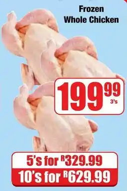 Boxer Superstores Frozen Whole Chicken offer