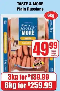 Boxer Superstores Taste & More Plain Russians offer