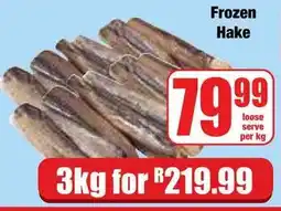 Boxer Superstores Frozen Hake offer