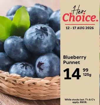 Blueberry Punnet