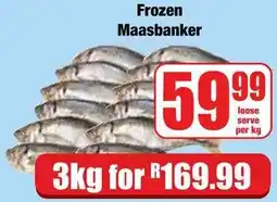 Boxer Superstores Frozen Maasbanker offer