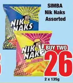 Boxer Superstores SIMBA Nik Naks Assorted offer