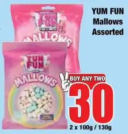 Boxer Superstores YUM FUN Mallows Assorted offer