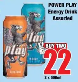Boxer Superstores POWER PLAY Energy Drink Assorted offer