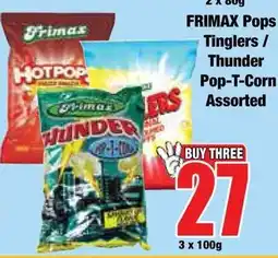 Boxer Superstores FRIMAX Pops Tinglers / Thunder Pop-T-Corn Assorted offer