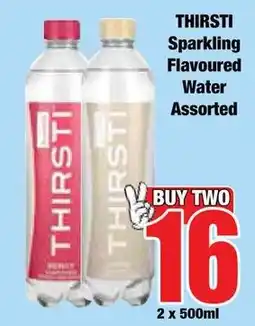 Boxer Superstores THIRSTI Sparkling Flavoured Water Assorted offer
