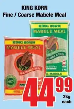 Boxer Superstores King Korn Mabele Meal offer