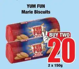 Boxer Superstores YUM FUN Marie Biscuits offer