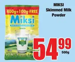 Boxer Superstores MIKSI Skimmed Milk Powder offer