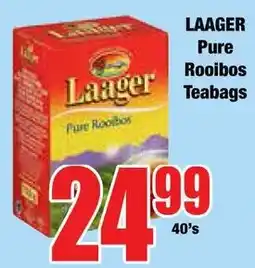 Boxer Superstores Laager Pure Rooibos Teabags offer