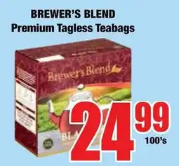 Boxer Superstores Brewer's Blend Premium Tagless Teabags offer