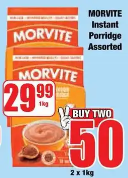 Boxer Superstores MORVITE Instant Porridge Assorted offer