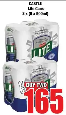 Boxer Superstores CASTLE Lite Cans offer