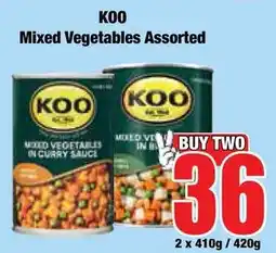 Boxer Superstores KOO Mixed Vegetables Assorted offer