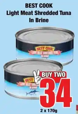 Boxer Superstores BEST COOK Light Meat Shredded Tuna In Brine offer