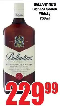 Boxer Superstores Ballantine's Blended Scotch Whisky offer
