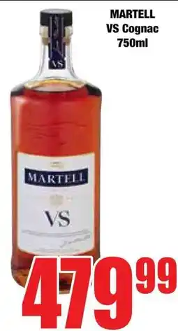 Boxer Superstores Martell VS Cognac offer