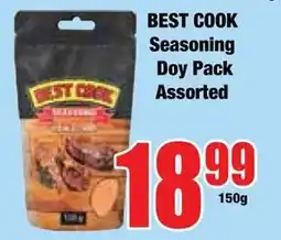Boxer Superstores BEST COOK Seasoning Doy Pack Assorted offer