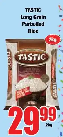 Boxer Superstores TASTIC Long Grain Parboiled Rice offer