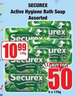 Boxer Superstores Securex Active Hygiene Bath Soap Assorted offer