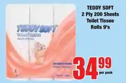Boxer Superstores TEDDY SOFT Toilet Tissue offer