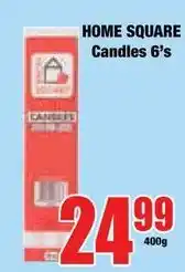 Boxer Superstores HOME SQUARE Candles 6's offer