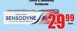 Boxer Superstores Sensodyne Cavity & Sensitivity Toothpaste offer
