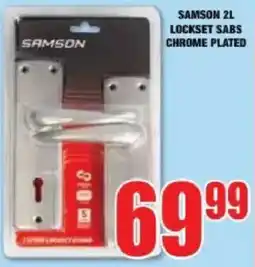 Boxer SAMSON 2L LOCKSET SABS CHROME PLATED offer