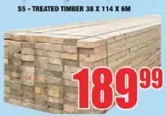 S5 - TREATED TIMBER