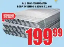 Boxer ALU ZINC CORRUGATED ROOF SHEETING offer