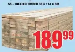 Boxer S5 - TREATED TIMBER offer