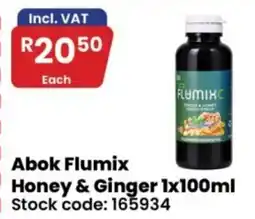Africa Cash and Carry Abok Flumix Honey & Ginger offer